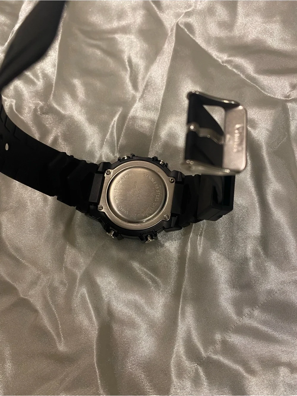 Solar-Lithium Digital Sports Watch - Black